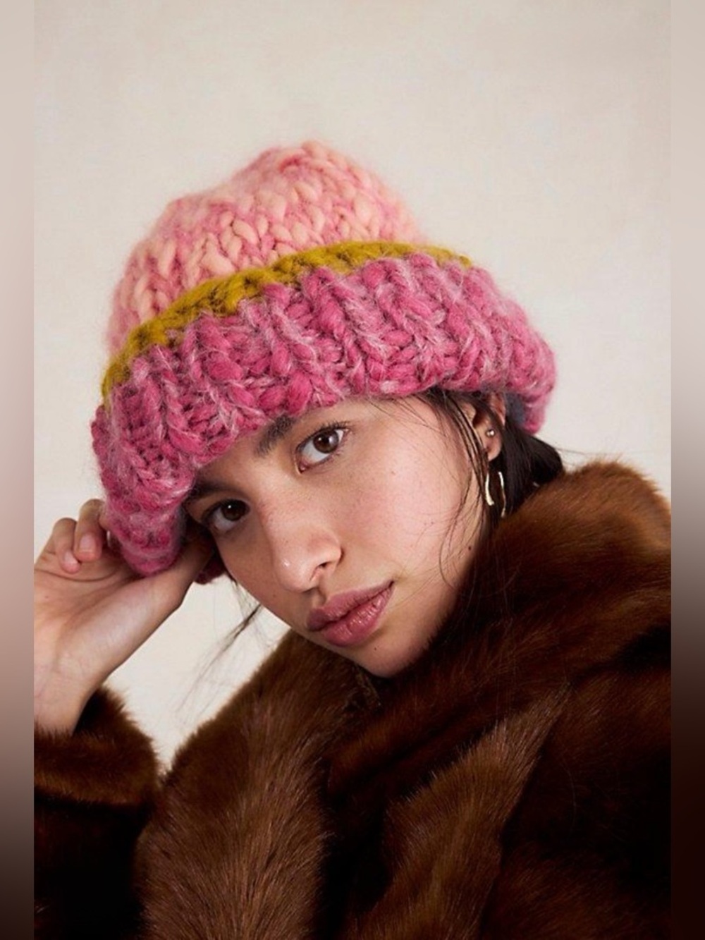 ❤️‍🔥Firm Price❤️‍🔥Free people chunky woven fisherman hat